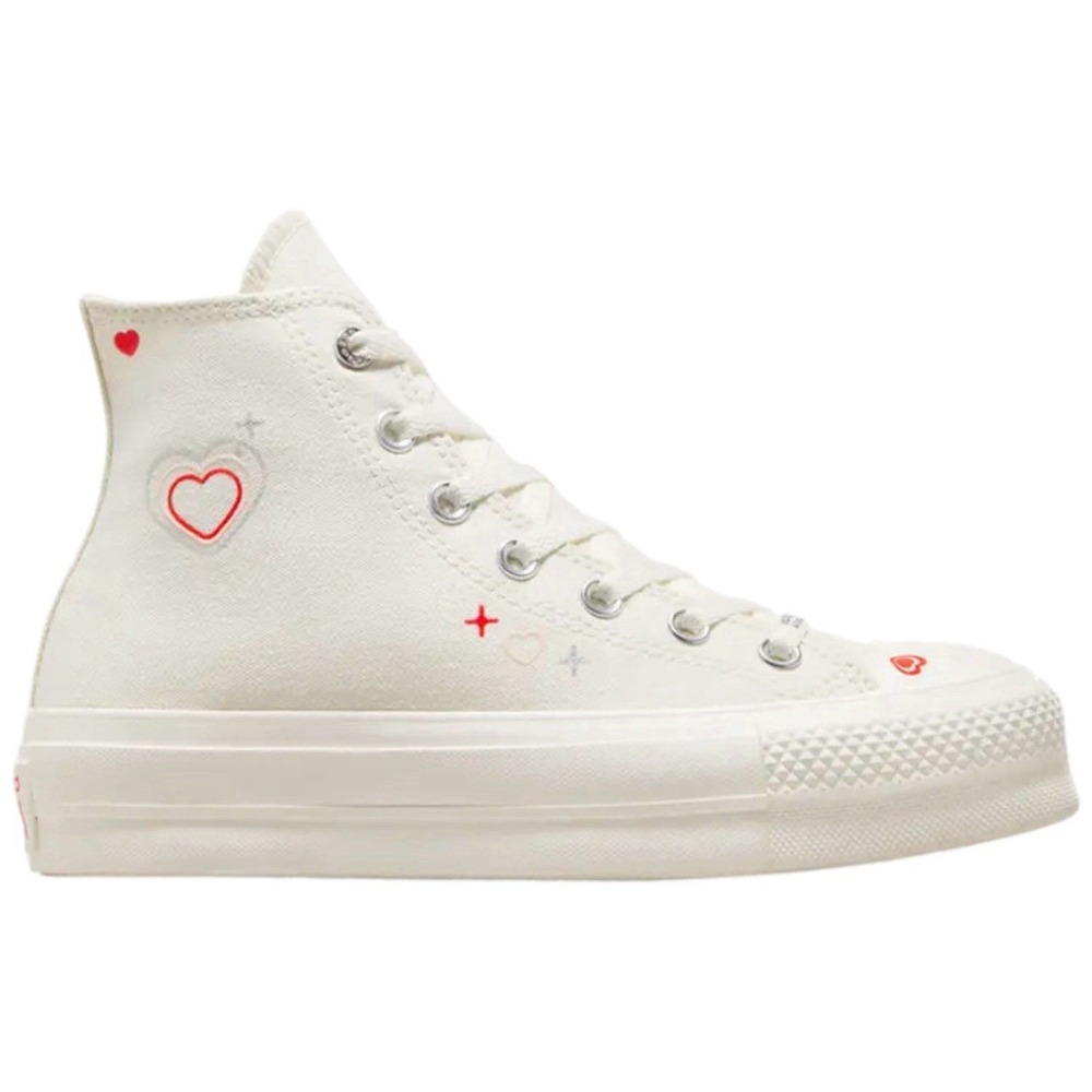 Converse Chuck Taylor All Star Lift Platform Womens‎ 9  "Y2K Heart" A109114C New